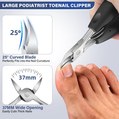 DRMODE upgraded 45 degree slanted nail clipper for precise ingrown trimming