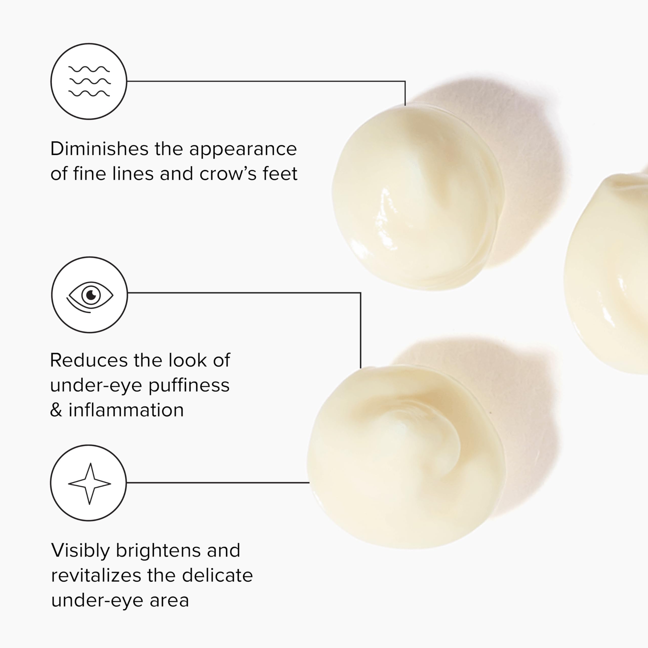DRMTLGY HPR eye cream application spot demonstrates easy daily use.