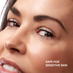 DRMTLGY HPR eye cream texture swirl shows non-greasy hydration.