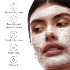DRMTLGY jojoba balls closeup highlighting time-release exfoliation.