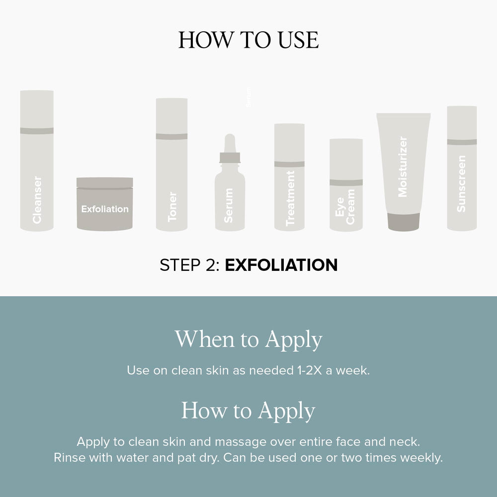 DRMTLGY microdermabrasion scrub after-use glow on clean skin suggests improved texture