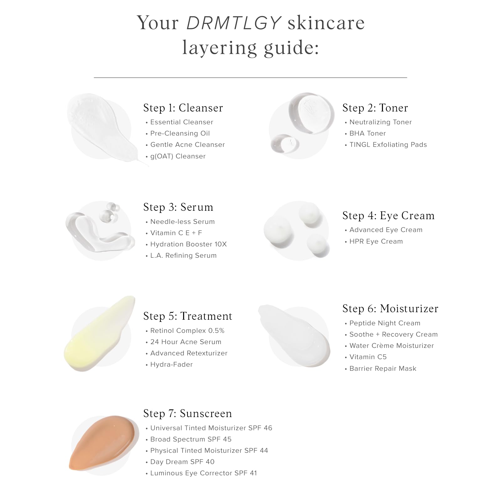 DRMTLGY microdermabrasion scrub natural ingredients like green tea and lemon