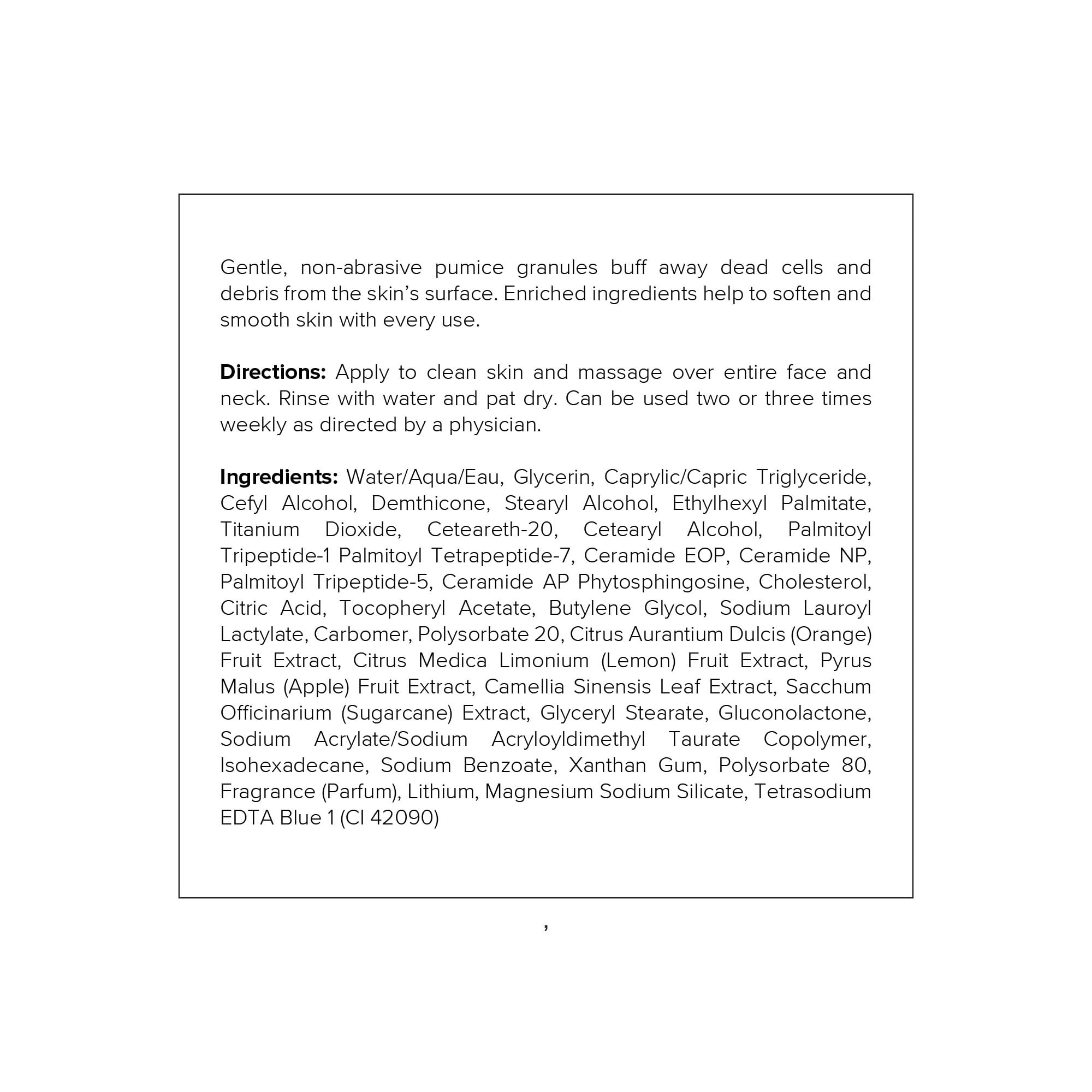DRMTLGY microdermabrasion scrub patch-test warning indicates safe usage