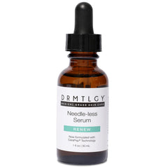 DRMTLGY Needle-less Serum bottle front for premium anti-aging care you can use nightly