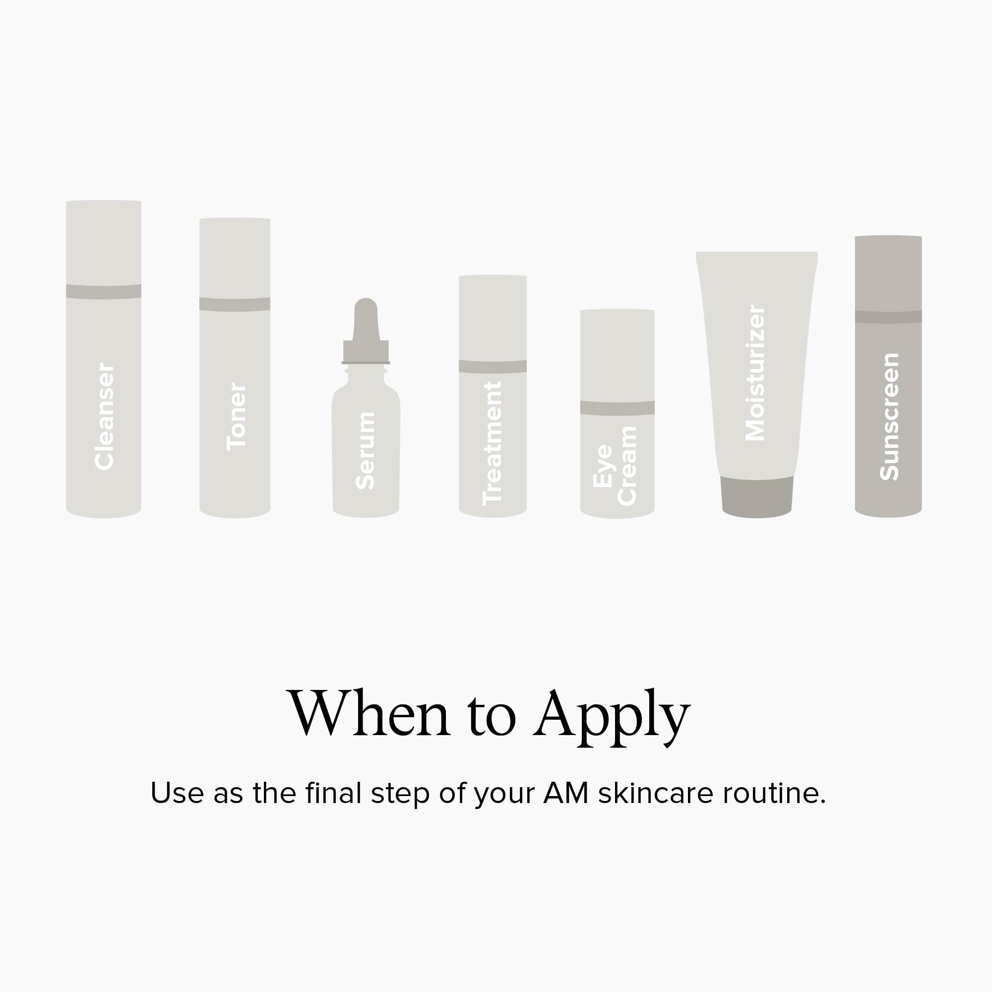 DRMTLGY bottle with water-resistant badge for longer wear.