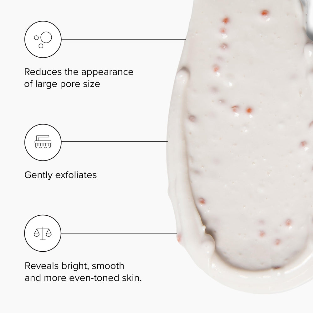 DRMTLGY pumpkin enzyme mask cream texture for gentle exfoliation.