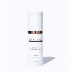 DRMTLGY retinol serum bottle front view for nightly anti-aging routine