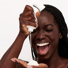 DRMTLGY Water Créme applied on skin demonstrates quick absorption and smooth feel.