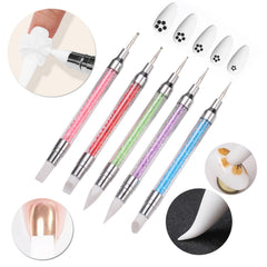 Dr.nail DIY nail stand workstation keeps nails organized during painting and rhinestone work.
