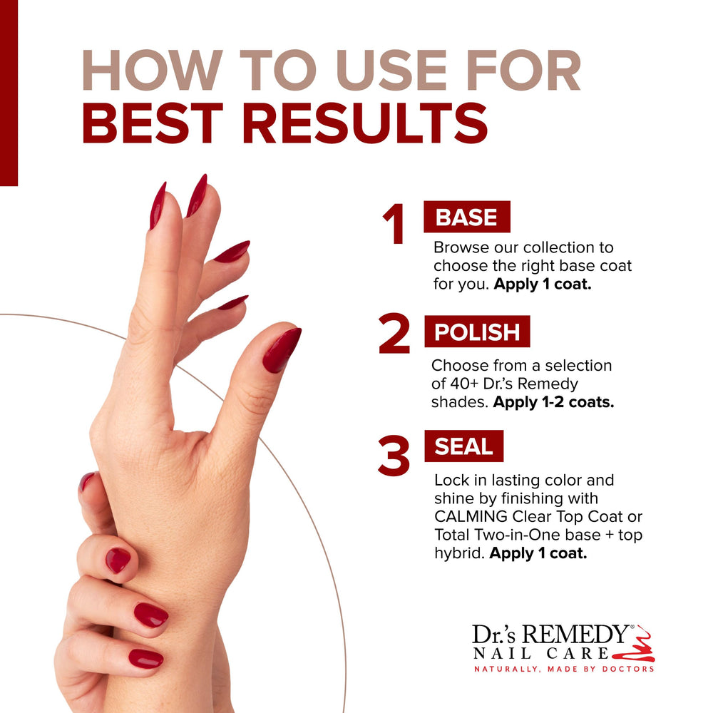 Dr.'s Remedy biotin-infused formula promoting stronger-looking nails