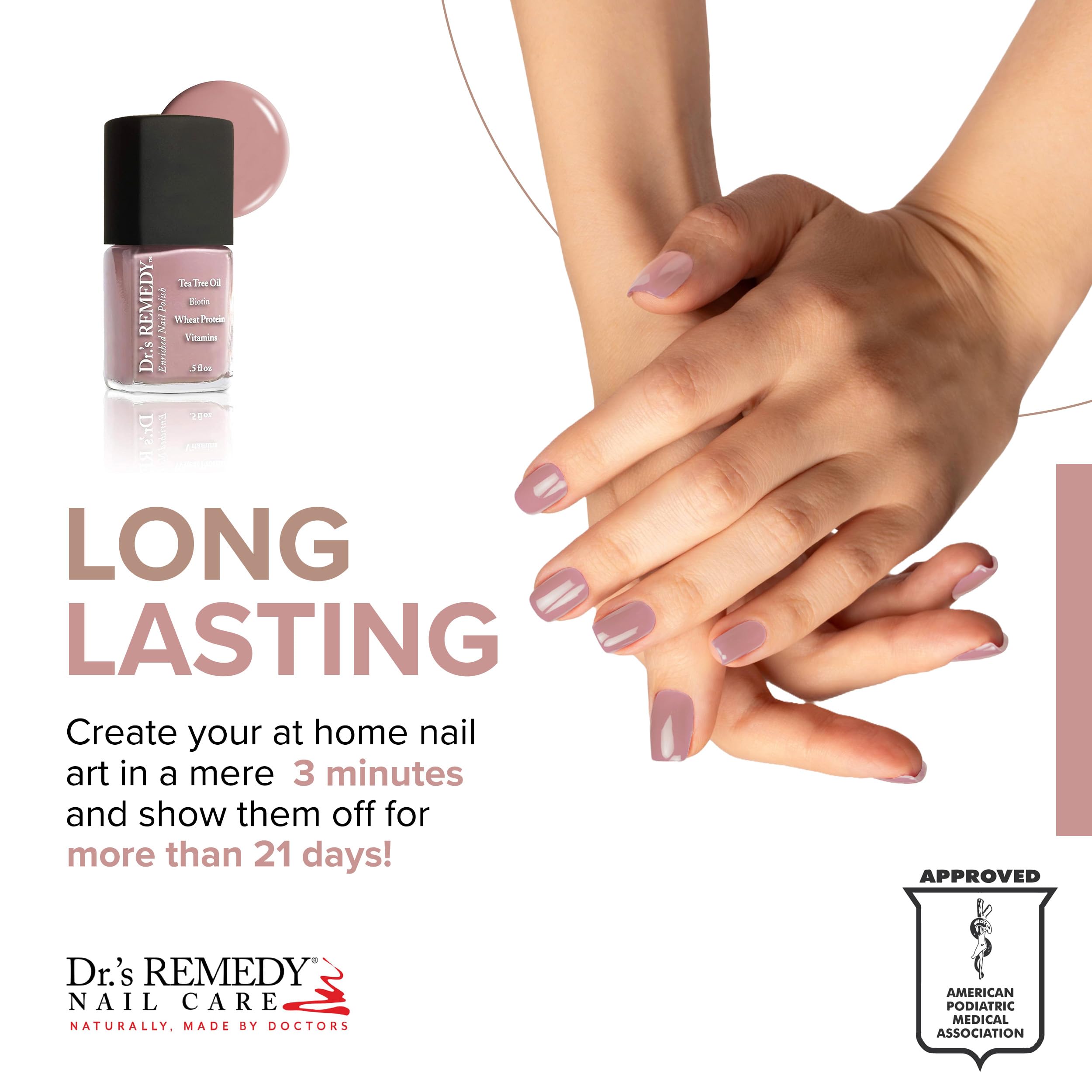 Dr.'s Remedy Nail Care Kit setup highlights three-piece bundle for versatile routines.