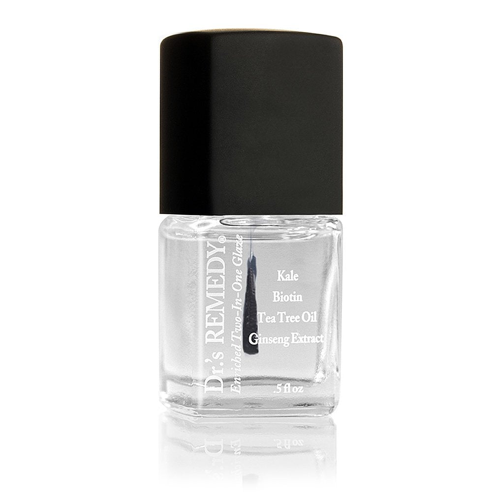 Dr.'s Remedy Resilient Rose bottle emphasizes long-wear shine and protective UV guarding.