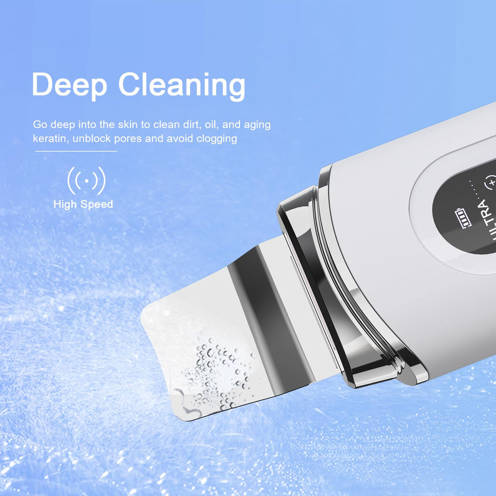Drulana face spatula targeting the nose area for deep pore cleansing