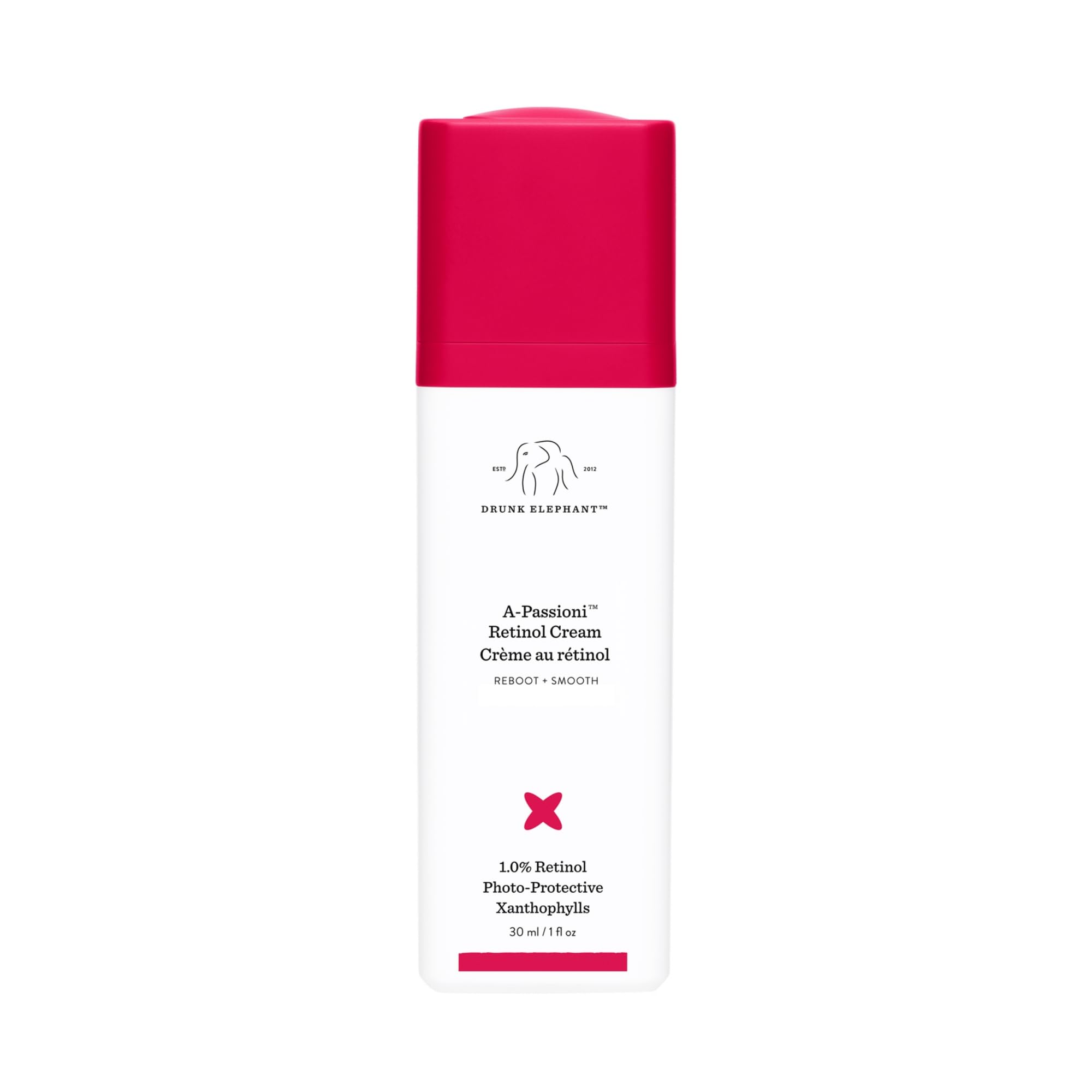 Drunk Elephant A-Passioni Retinol Cream bottle front for potent anti-aging support.