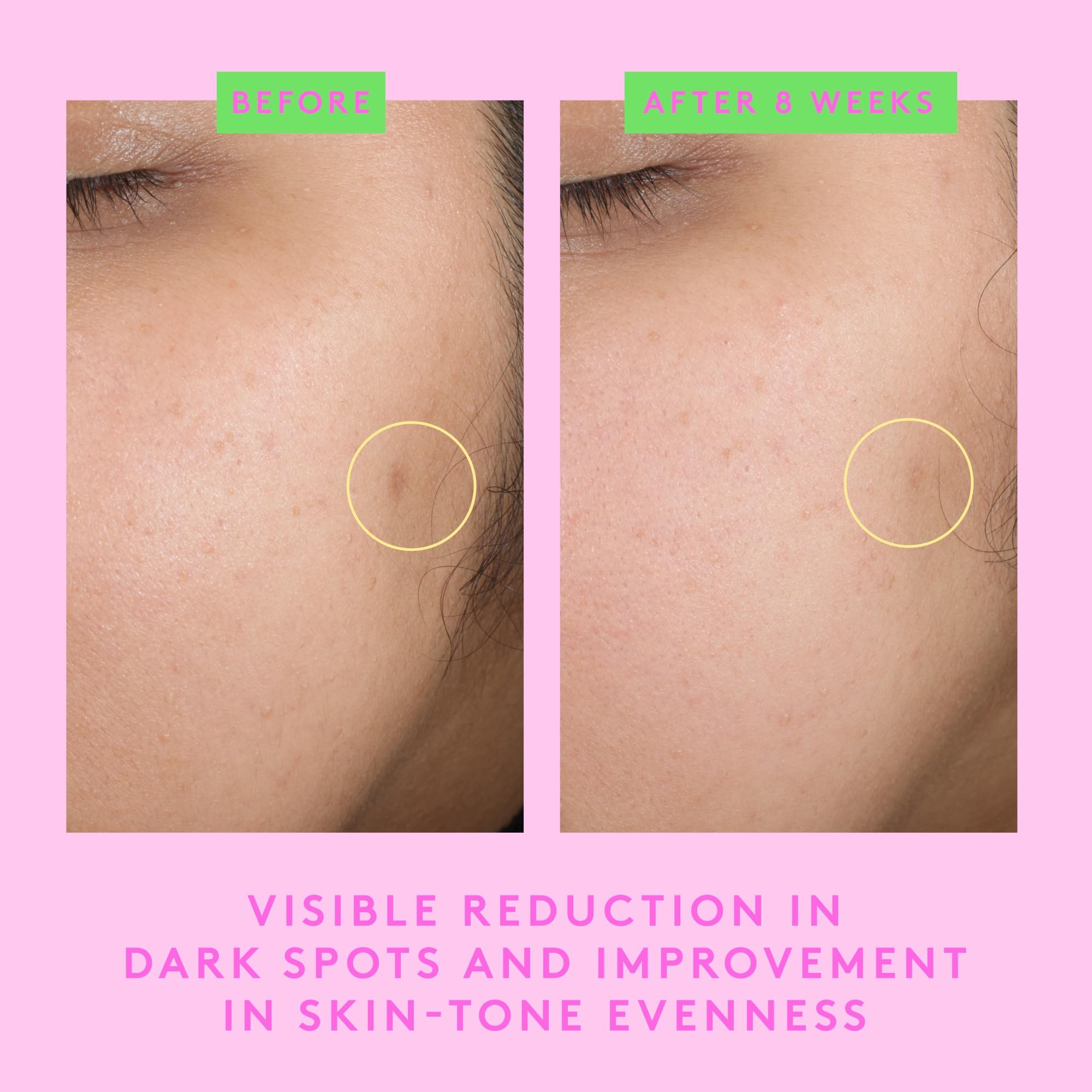 Drunk Elephant B-Goldi Bright Drops glow with light reflecting pigments on dull skin