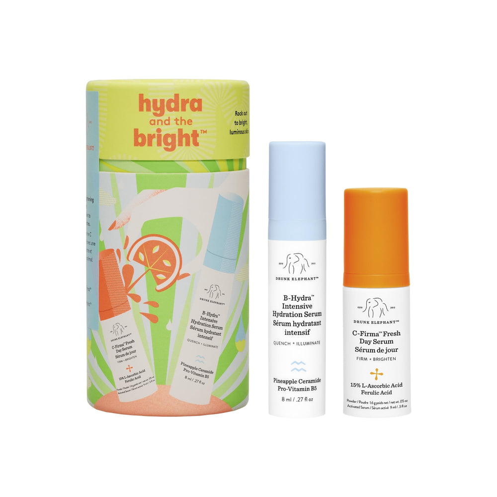 Drunk Elephant C-Firma serum pump for brightening and radiance.
