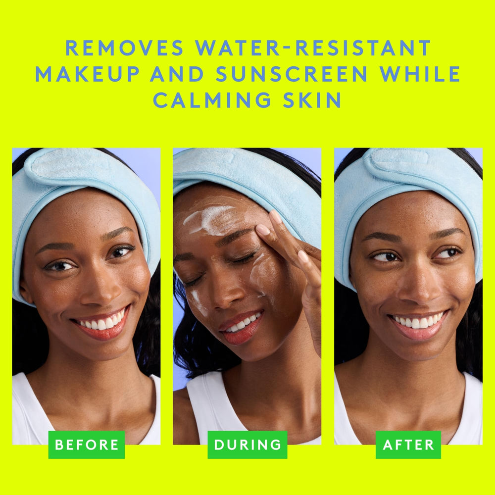 Drunk Elephant Colloidal oatmeal 1% visual reference to redness reduction and soothing properties.