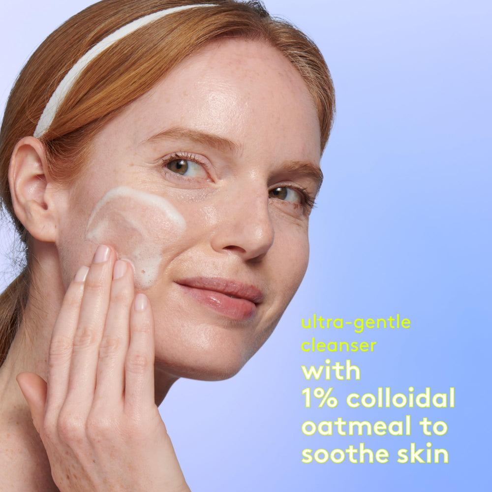 Drunk Elephant Mello Marula Cream Cleanser texture swatch highlighting low-lather, cream-based cleanse.