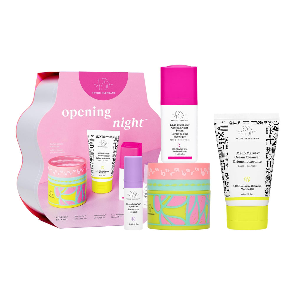 Drunk Elephant Bora Barrier jar in limited edition packaging for lasting moisture