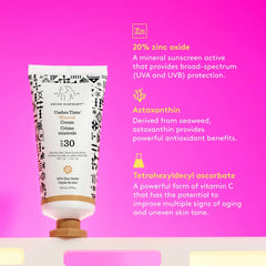 Image highlights 20% zinc oxide delivering broad-spectrum protection in a mineral formula.