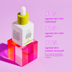 Drunk Elephant Virgin Marula Oil packaging emphasizes fragrance-free formula and dermatologist-tested care.