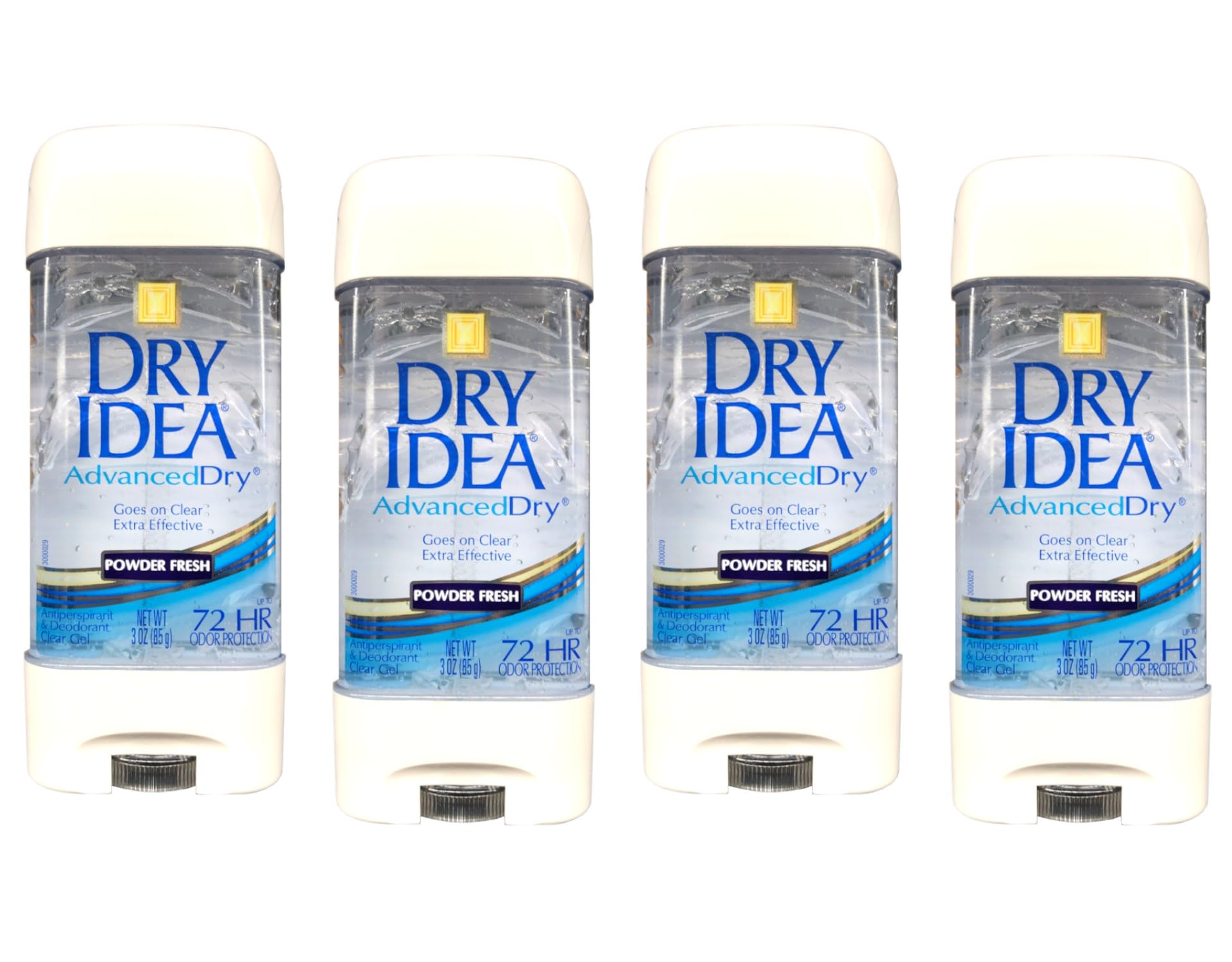 Dry Idea Advanced Dry Gel being applied to underarms for smooth coverage