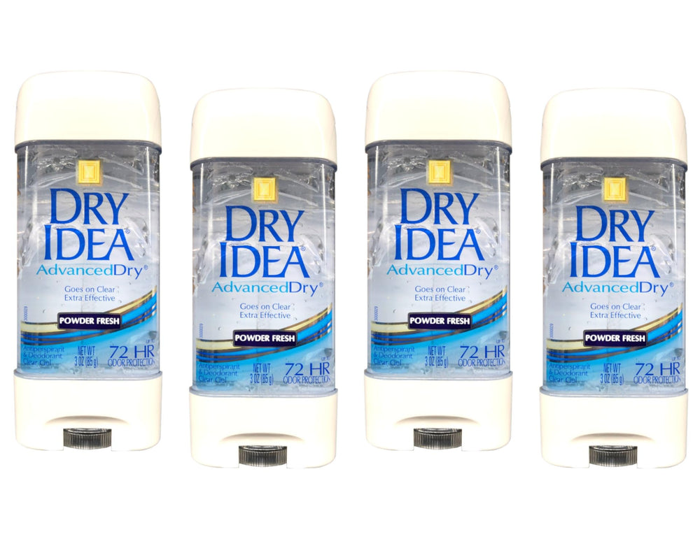 Dry Idea Advanced Dry Gel being applied to underarms for smooth coverage