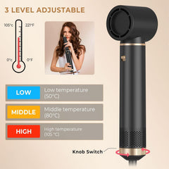 Dryhsip straightening brush head delivering sleek finish.
