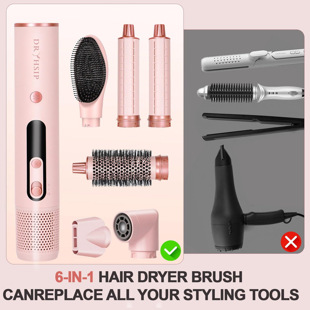 Dryhsip dual-sided combs enable quick, drip-free drying and styling.