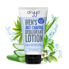 DRYYD ball deodorant tube showing unscented, odor-control design for groin care