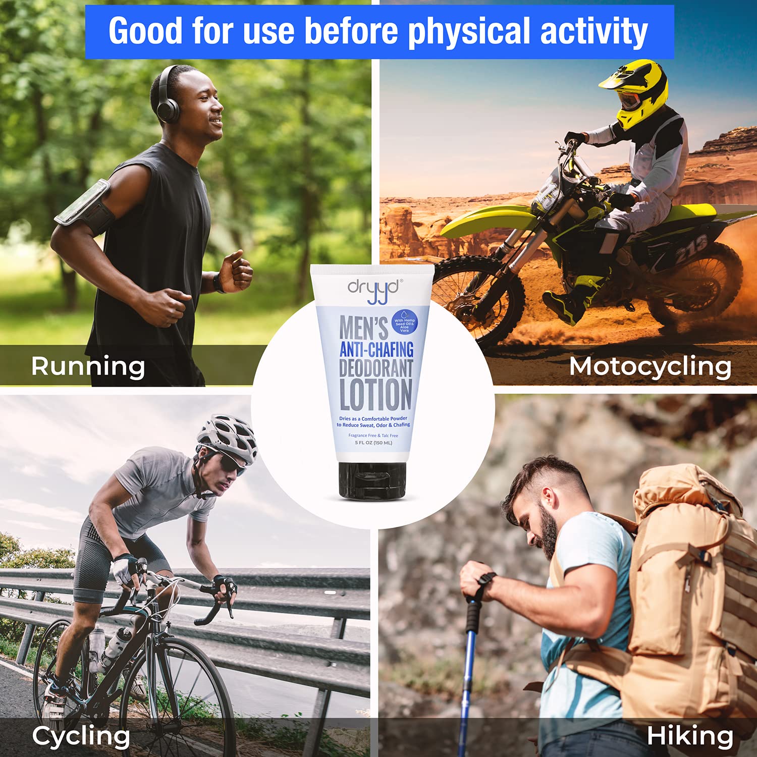 DRYYD easy-application ensuring quick drying before dressing