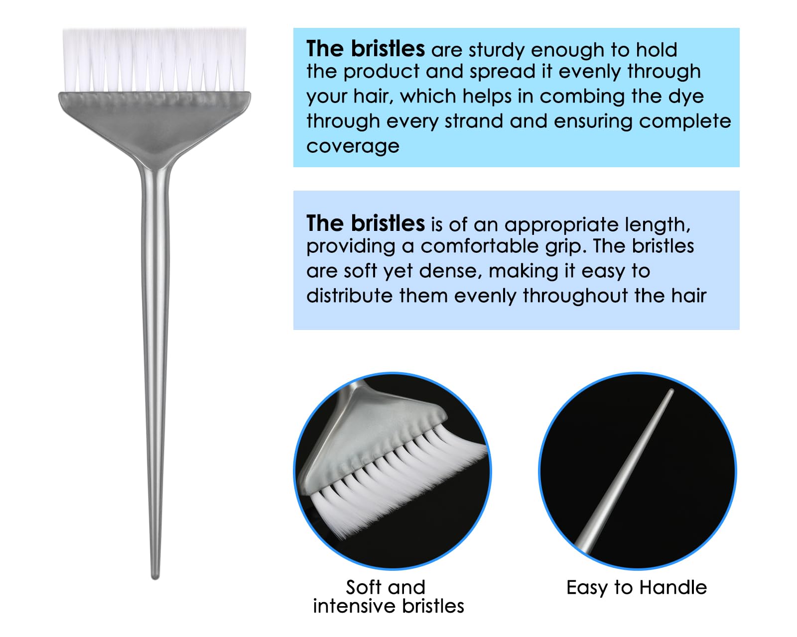DS. DISTINCTIVE STYLE long-handle design provides comfortable grip during coloring sessions.