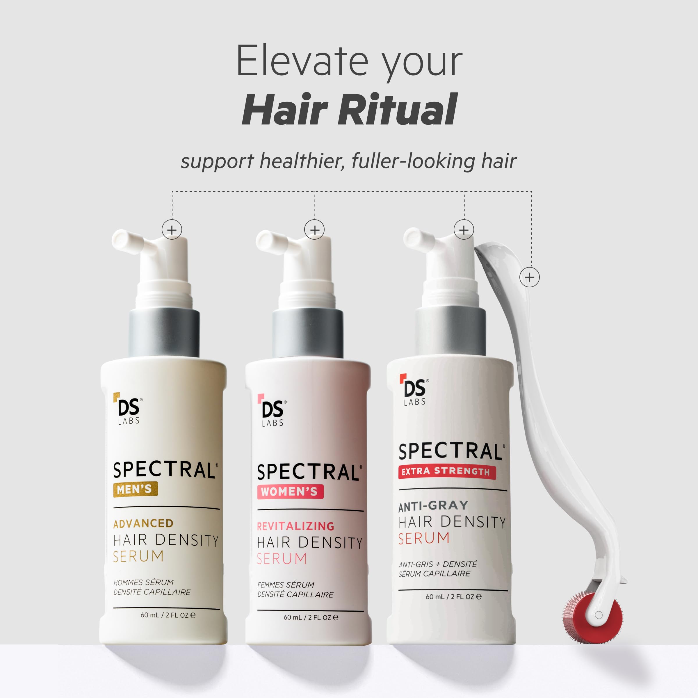 DS Laboratories StimuROLLER in action with serums for better distribution