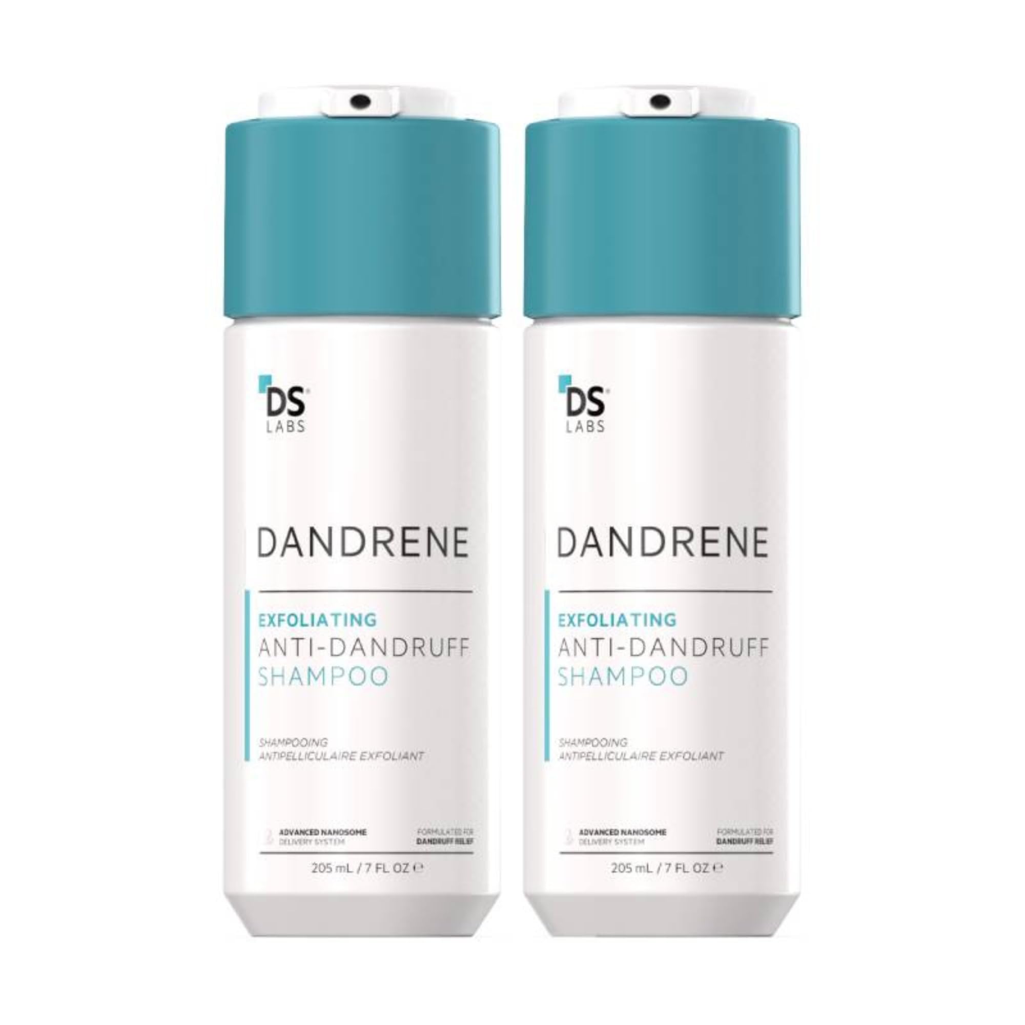DS Labs Dandrene bottle front for daily scalp cleansing and care