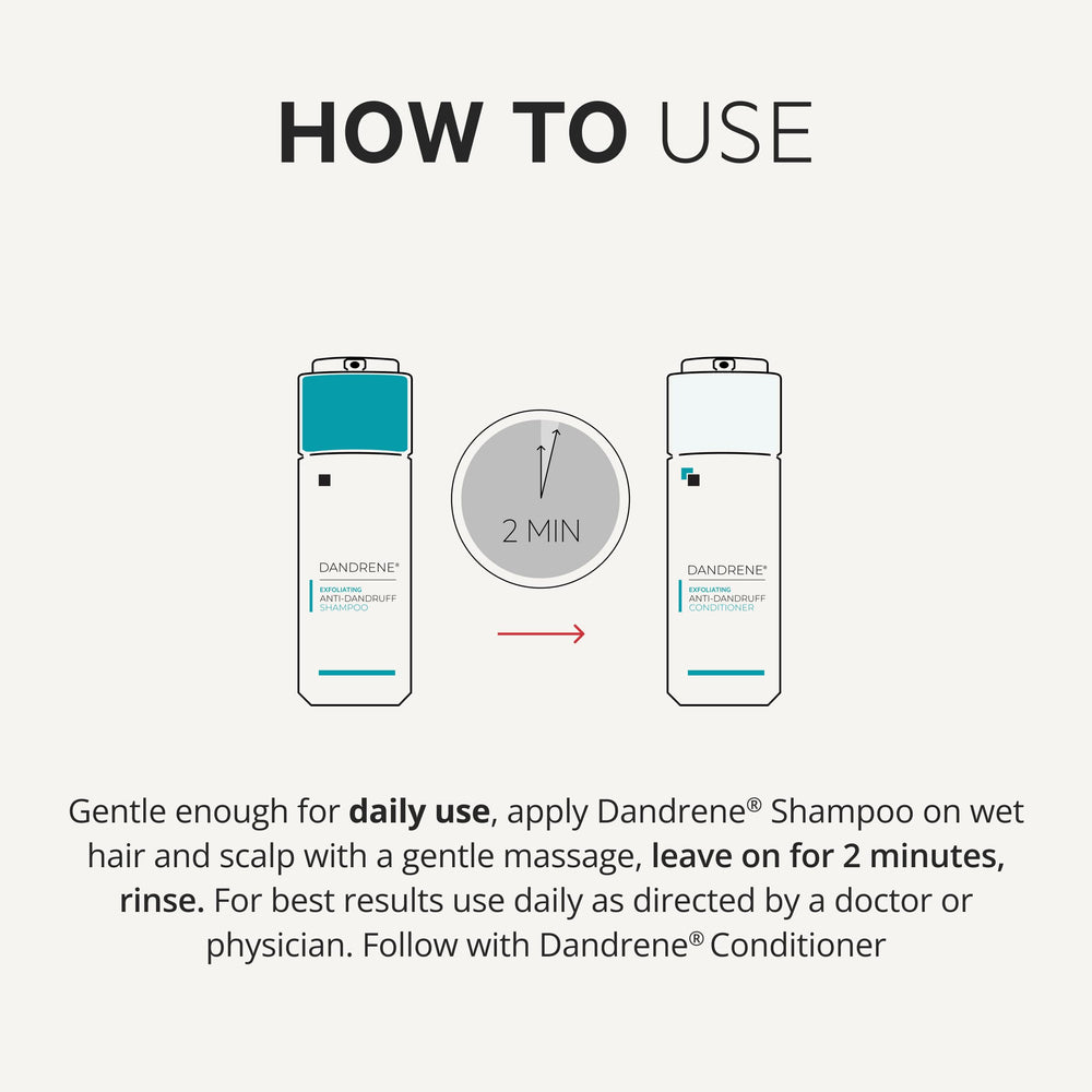 DS Labs Dandrene color-safe formula preserves color-treated hair during cleansing.