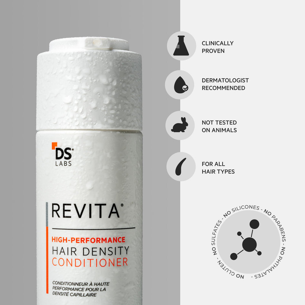DS Laboratories Revita Conditioner sulfate-free profile delivers lightweight moisture