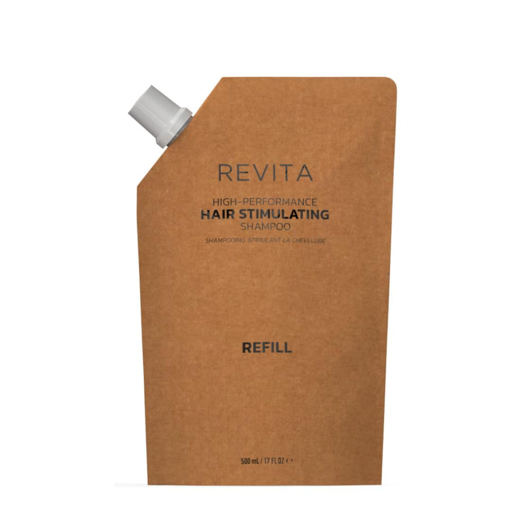 DS Labs Revita refill pouch pour shows clean scalp and weightless volume