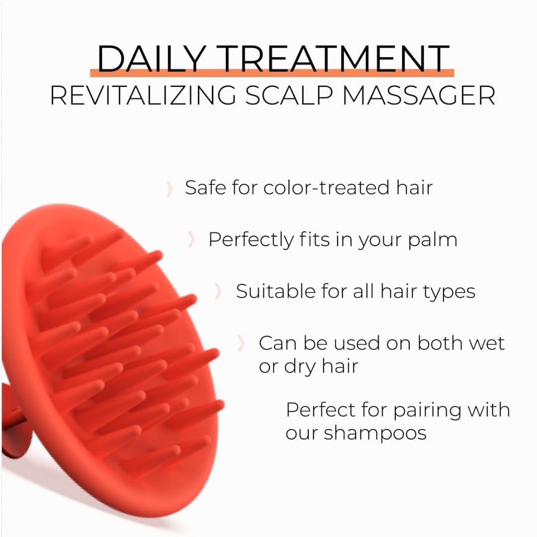 DS Laboratories Revitalizing Scalp Brush for all hair types enables daily cleansing and a refreshed feel.