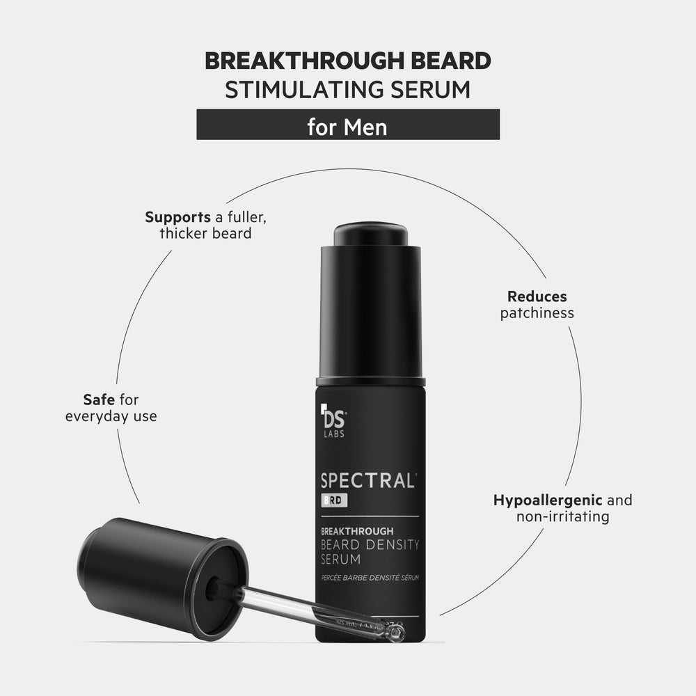 DS Laboratories Spectral.BRD serum dropper dispensing for precise daily application.