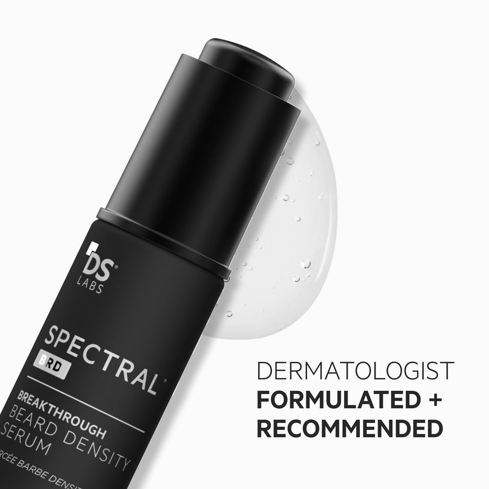DS Laboratories Spectral.BRD serum texture on skin demonstrates quick absorption.