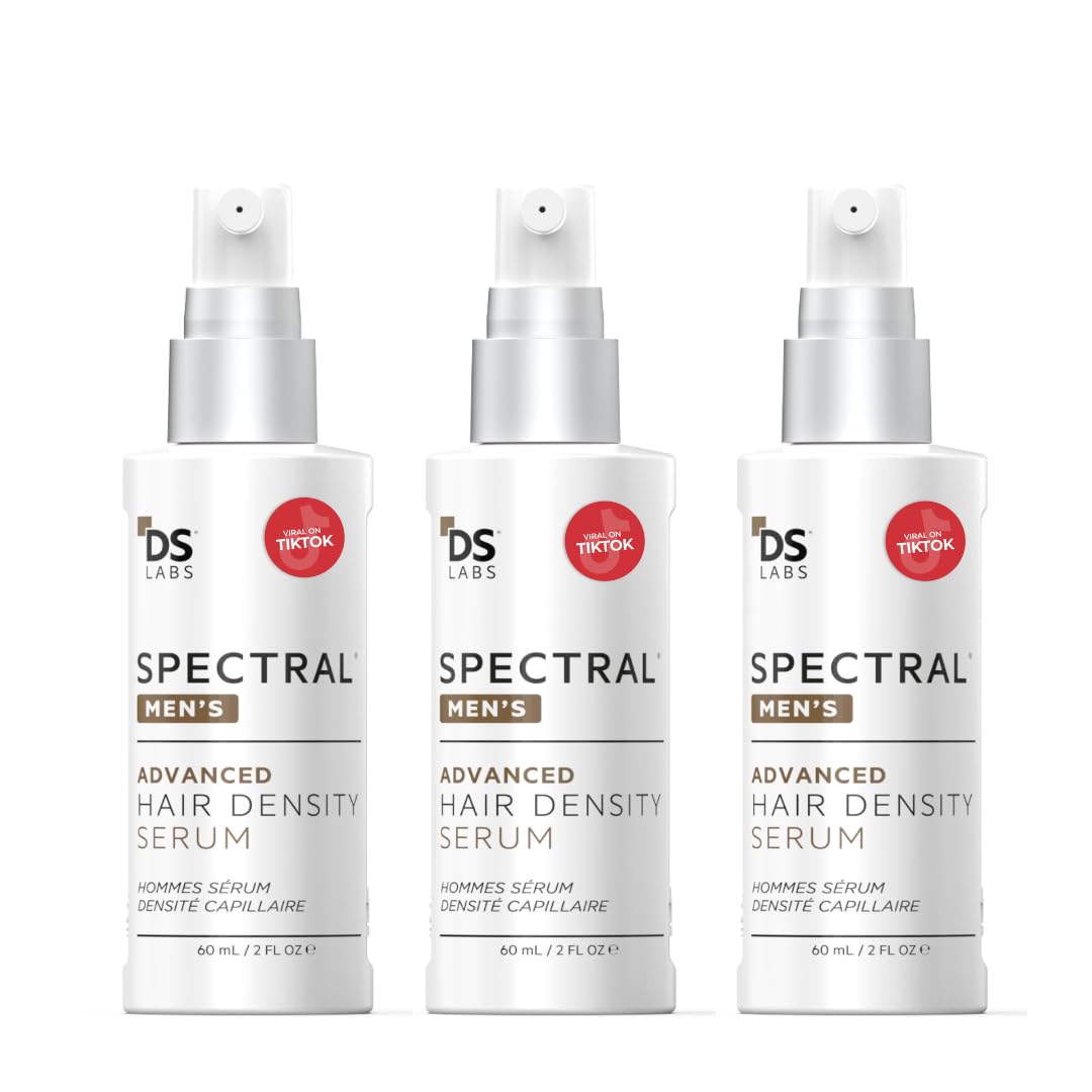 DS Laboratories Spectral Men’s Density Serum bottle front view for daily use