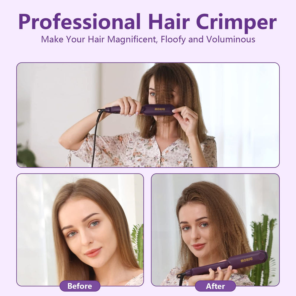 DSHOW crimping iron with five temps for versatile looks