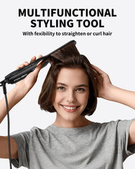 DSHOW pencil-flatiron demonstrates rapid heat for quick styling.
