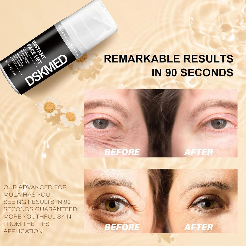 DSKMED caffeine boost highlights circulation support for eye area