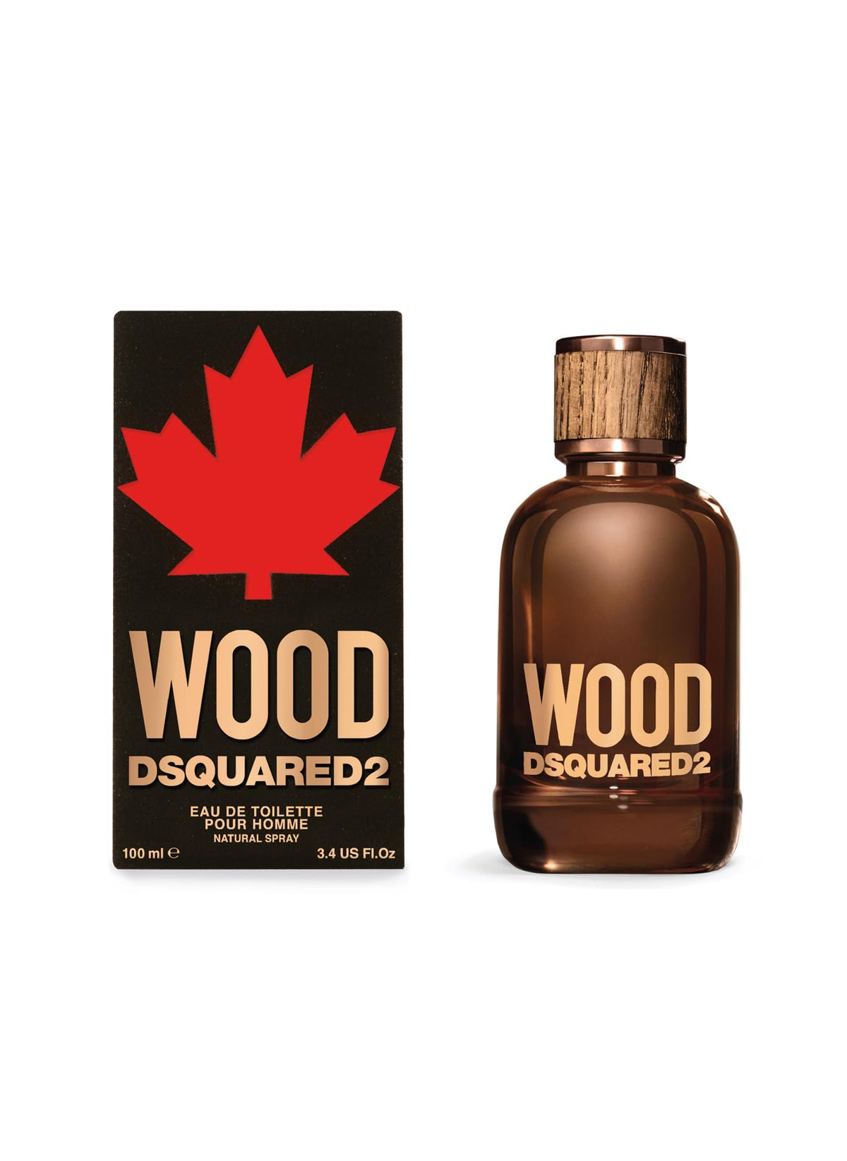 Dsquared2 Wood Men EDT bottle front for everyday confidence and versatile fragrance