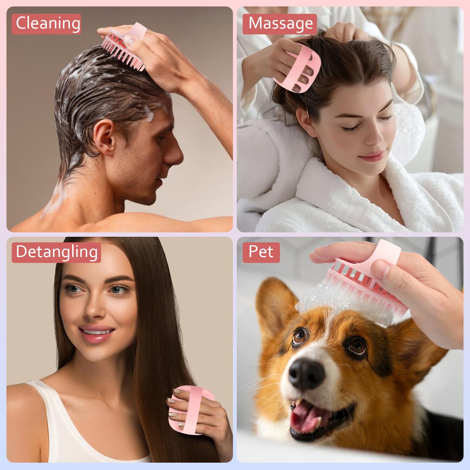 DUAIU hair dye application kit helps even color distribution at home.
