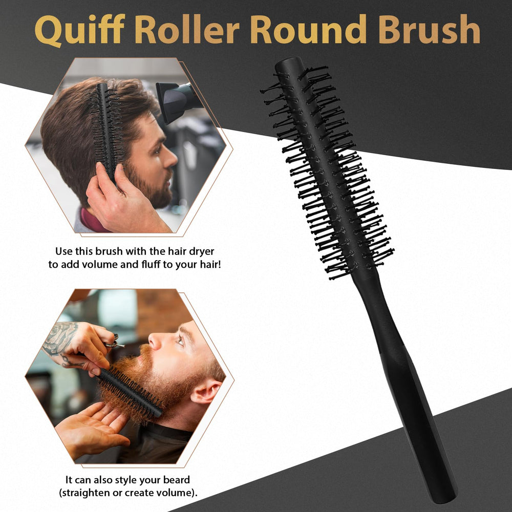 DUAIU wide-tooth texture comb; creates texture and grip for casual looks.