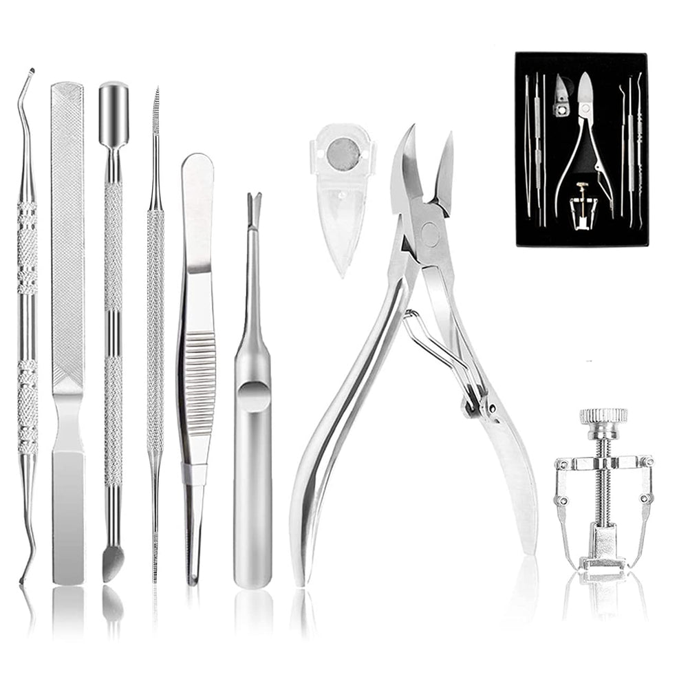 Dualeco ingrown toenail tool kit contents for at-home care