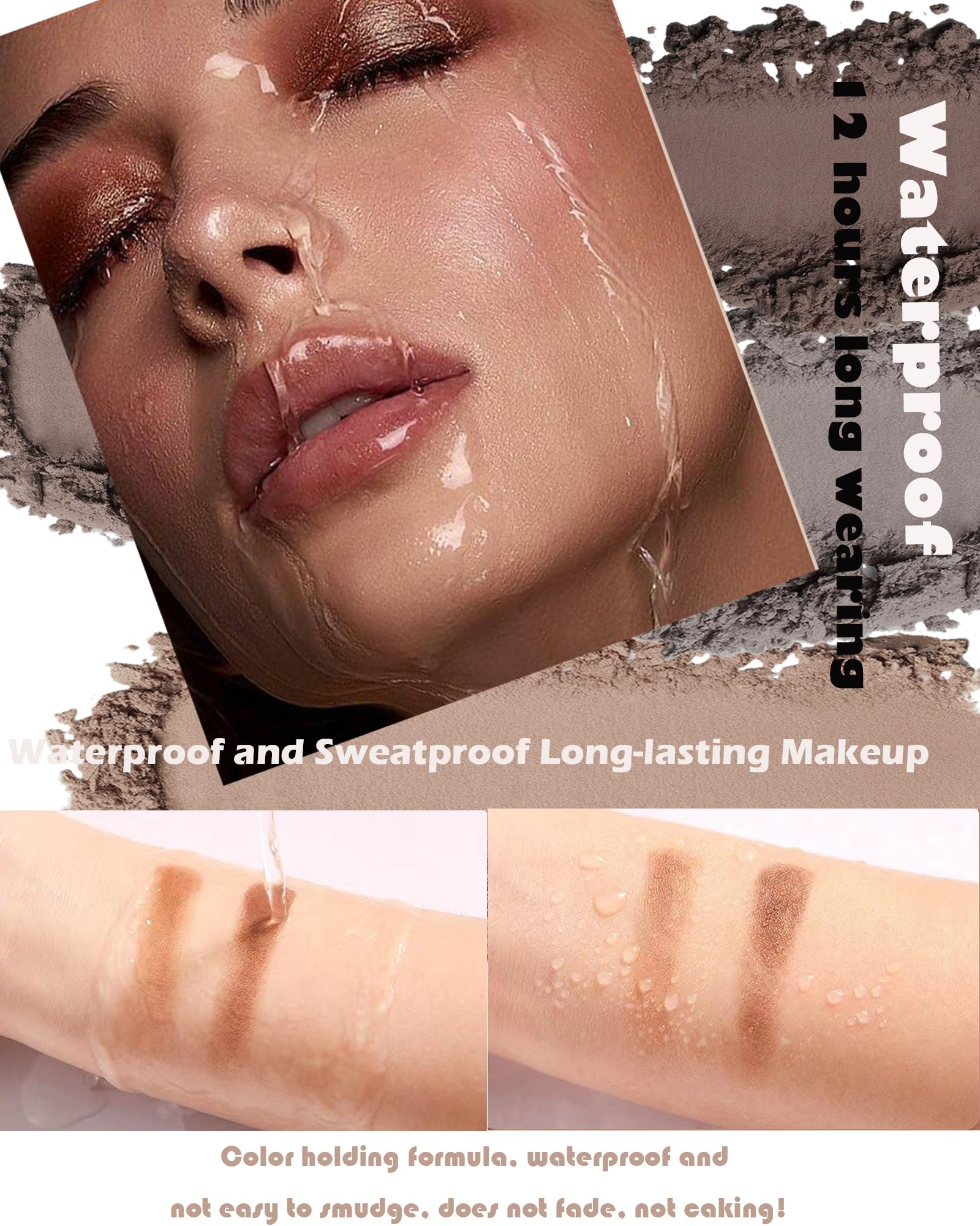 DuaTana aplicador compacto para rellenar cejas con acabado natural