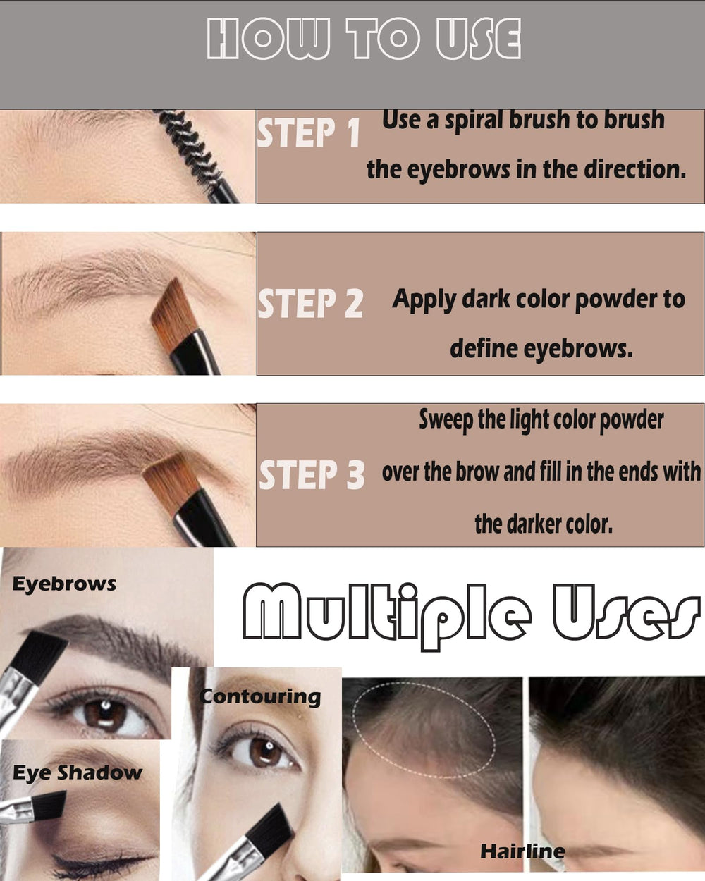 DuaTana uso diario: cejas naturales para una apariencia suave y definida